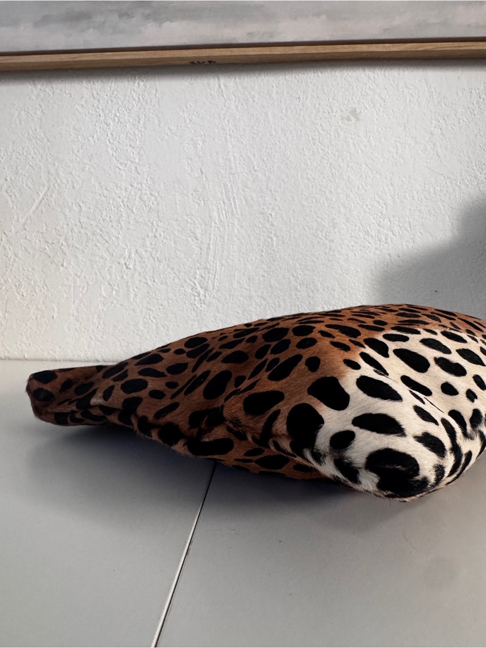 Clare V Leopard Print Clutch in Brown and Black - Picture 5 of 14